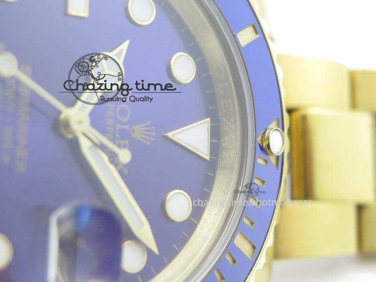 Blue Best ETA2836 BP Submariner Gold Dial Swiss Full Edition 0410